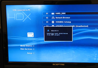 HDX 1000 Internal HDD removing