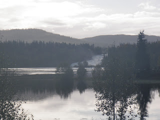 strömmande vatten, sjö, fors