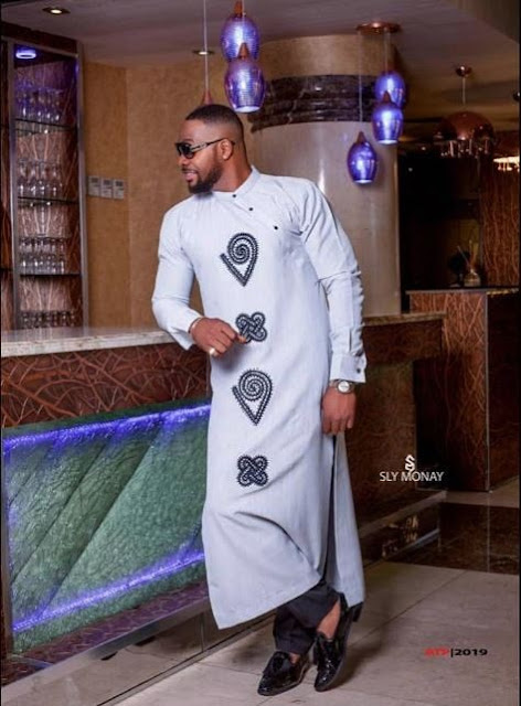 Handsome Actor, Bolanle Ninalowo Celebrates His 39th Birthday, Rocks Agbada (Photos)