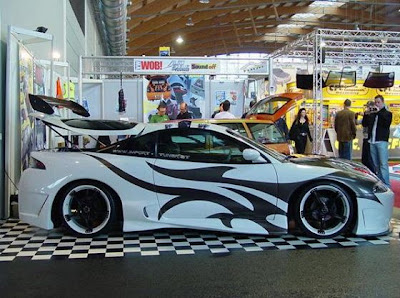 Mitsubishi 3000GT Tribal Airbrush Designs