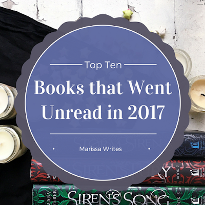 Ten Books that Went Unread in 2017 - Top Ten Tuesday on Reading List