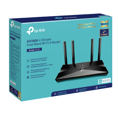 Tp-Link Archer AX1800 Dual-Band Wi-Fi 6 Router