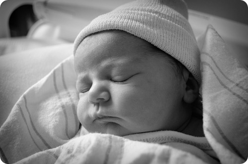 Newborn Lily1 bw