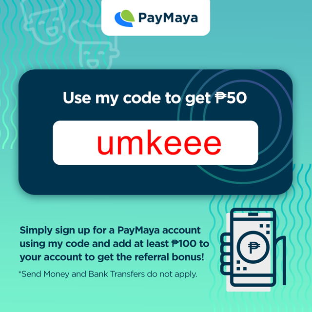 PayMaya Referral Code