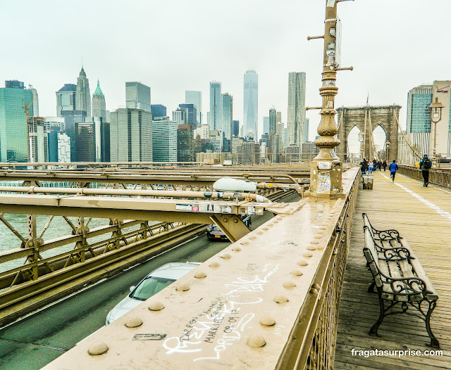 Ponte do Brooklyn em Nova York