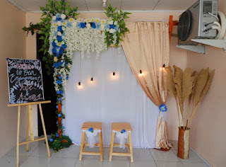 sewa backdrop lamaran murah