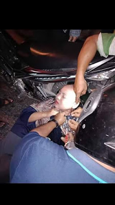 Hati-hati naik motor menggunakan Kain Syari atau jubah. Bisa terlilit dan kecelakaa