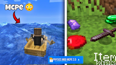 Minecraft PE Physics Mod 1.21+ (Realistic Physics in MCPE!)