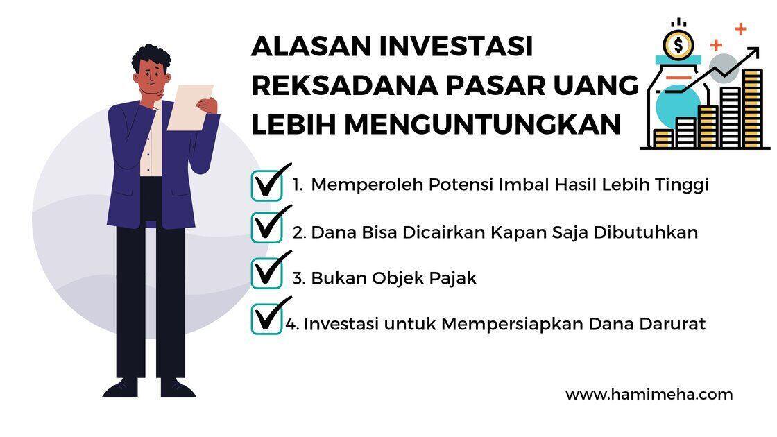 Alasan memilih reksadana pasar uang