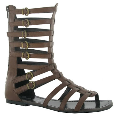 Las sandalias tipo romanas nunca pasan de moda. En versiÃ³n caÃ±a alta ...
