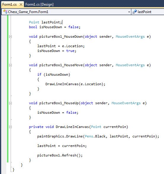Develop Paint Application using basic Windows Form and C# Graphics codes