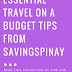 Essential Travel on a Budget Tips from SavingsPinay