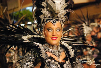 Bello traje de las fiestas de Carnaval de Aguilas de 2019