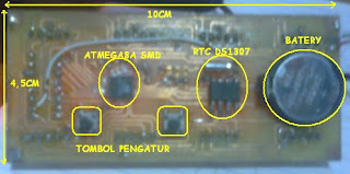 MEMBUAT JAM DIGITAL ATMEGA8