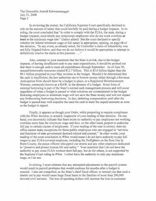 John Chiang Letter to Governator