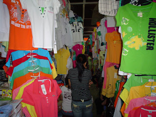 Shops in Hue. Street markets in Vietnam