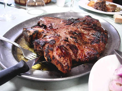 Bistecca alla Fiorentina as cooked in Tuscany