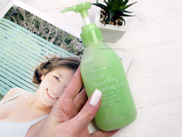 Пилинг-скатка с алоэ Peeling Me Aloe Peeling Gel от TonyMoly / блог A Piece of Beauty