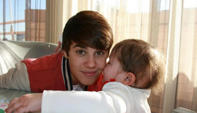 Justin Bieber and Avalanna Routh share a tender moment