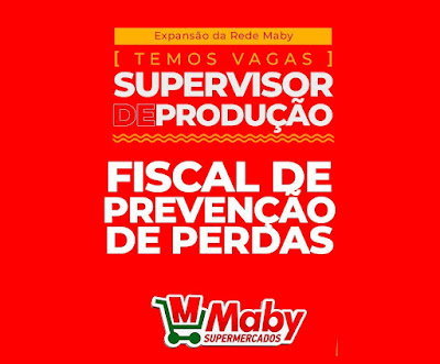 Supermercado contrata Sup. Produção e Fiscal de Prev. de Perdas em Cachoeirinha