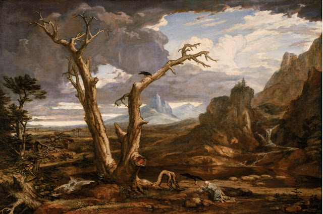 «Илия в пустыне» (1818) Вашингтона Олстона.