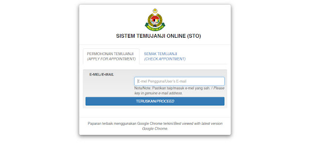 Cara Buat Janji Temu Sebelum Melakukan Urusan Di Pejabat Imigresen UTC