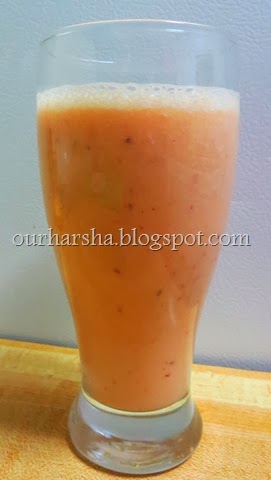 Strawberry Mango Peach smoothie (2)