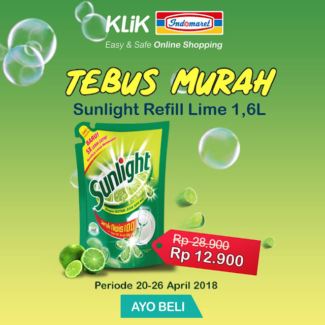 Tebus Murah Sunlight Refill Lime 1,6L