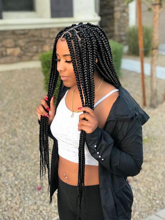  37 Lemonade Medium  Box  Braids  Hairstyles To Try In 