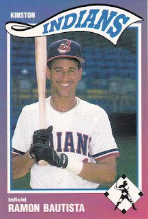 Ramon Bautista 1990 Kinston Indians card