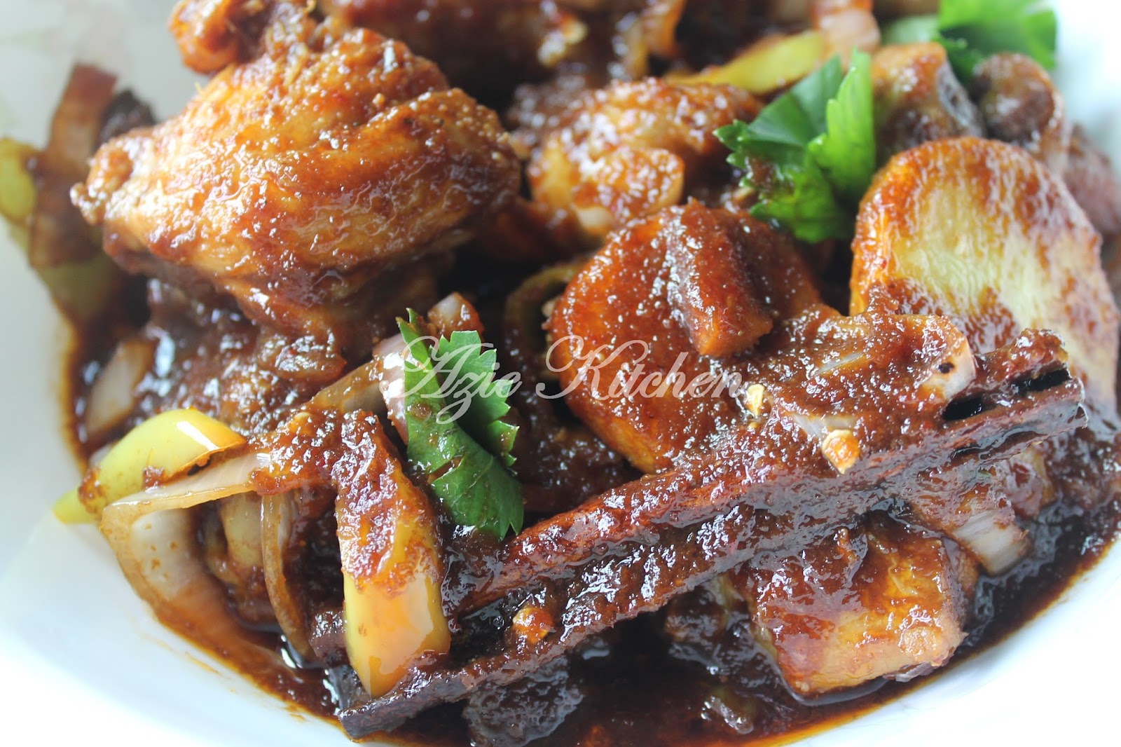 Ayam Masak Kicap Pedas Yang Sedap - Azie Kitchen