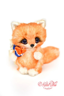 Künstlerteddy, Künstlerfuchs, Fuchs, Teddy, Unikat, NatalKa Creations, teddies with charm, artist teddy fox, ooak fox, fox handmade, авторский лесенок, лиса тедди, лис тедди, тедди с шармом