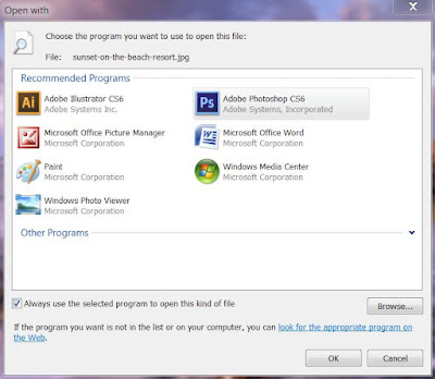 photoshop cs6 : how to open image file from desktop 