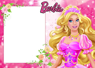 Barbie: Invitaciones y Marcos para Imprimir Gratis. 