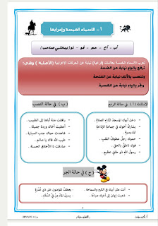 القواعد النحوية الصف السادس الابتدائى الترم الثاني أ أكرم مؤمن 2023