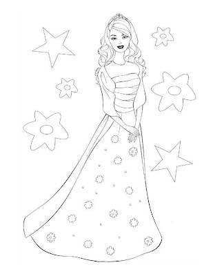Barbie Coloring Sheets on Barbie Coloring Pages  Coloring Pages Of Barbie