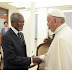 Papa amekutana na kuzungumza na Bw.Kofi Annan