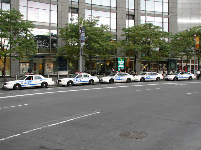 NYPD patrol cars, Columbus Circus, New York