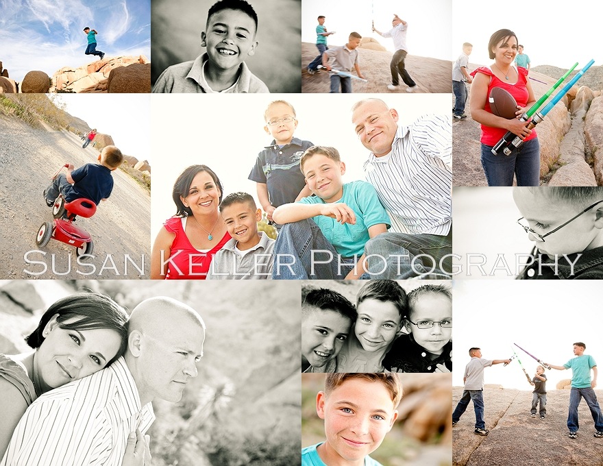 shea family collage