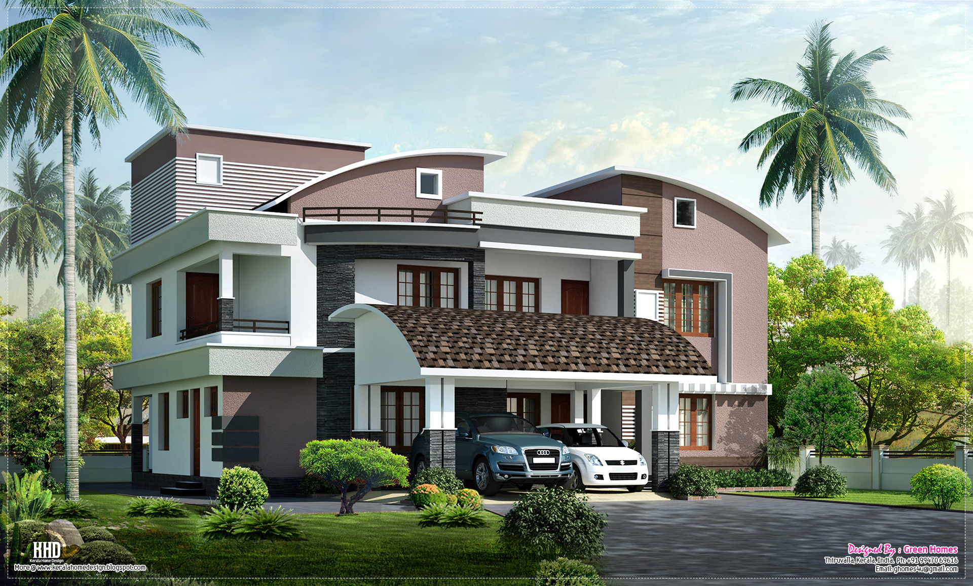 Modern Style Luxury Villa Exterior Design Kerala Home Design And Floor Plans 8000 Houses