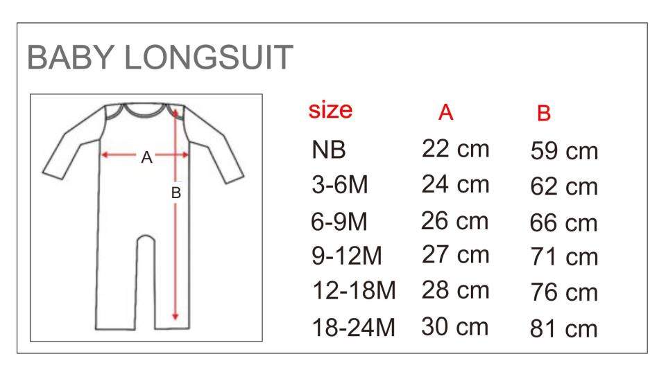 NoS&Wife Co.: Clothes Size Chart - Clothes Color List 