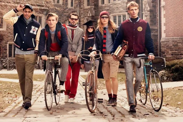 The Hilfigers varsity preppy fashion