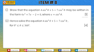 trigonometry, past paper items, CIE maths, ciemathsolutions, AS level maths, 9709, pure mathematics 1, trigonometric identities, trigonometric equations, right triangles, trigonometric ratios, reciprocal trigonometric ratios, exam preparations, as level revisions, CIE past papers