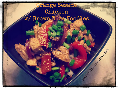 Clean Eating Orange Sesame Chicken