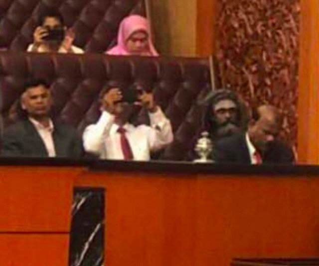 lelaki aneh dalam dewan negara