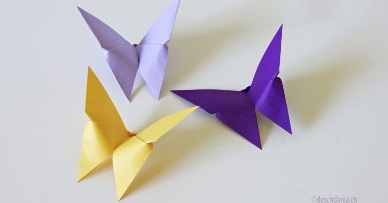 Dekorasi dengan hiasan origami  kupu  kupu  SCI