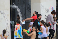 Guerra de agua de las fiestas de Desierto