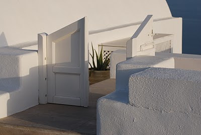 Una puerta en Santorini