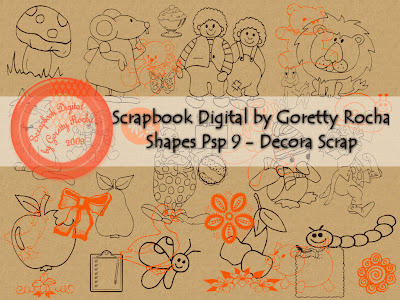 http://scrapbookdigitalbygorettyrocha.blogspot.com/2009/06/shapes-psp-9-decorando-scraps.html