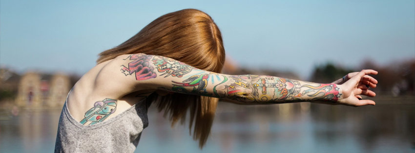 Girls With Tattoos Facebook Covers